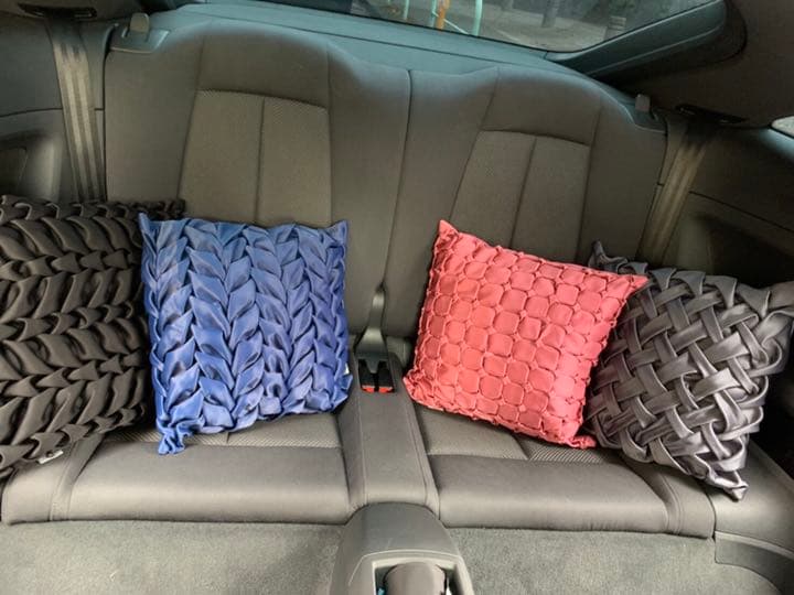 クッションカバー　【ブルー】