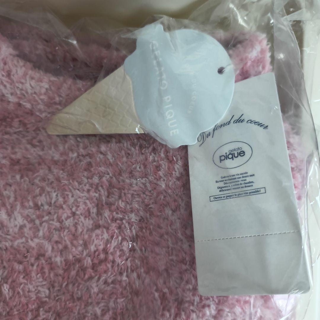 ♡新品 ジェラートピケ メランジストロベリージャガードプルオーバー ピンク