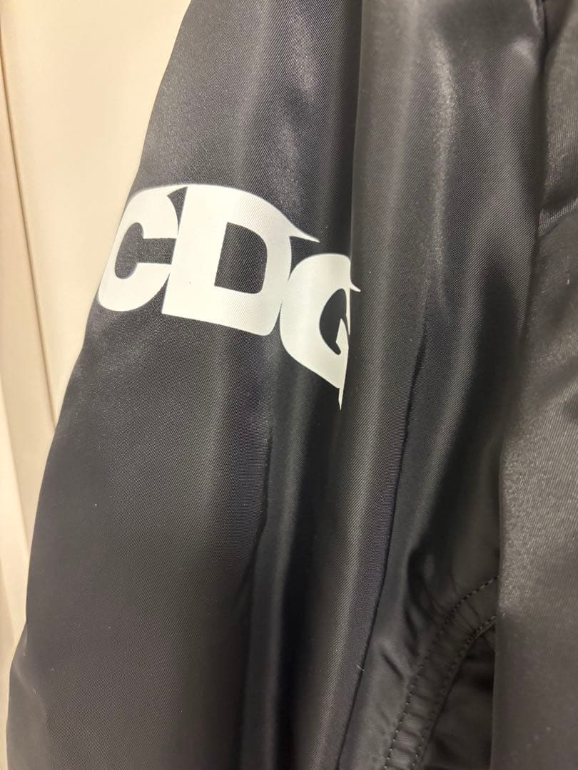 CDG x ALPHA BIAS MA-1 JACKET 黒