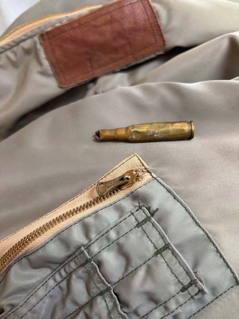 p*a様 SALE90sEvisエヴィスB-15DフライトJKオリーブグリーン4