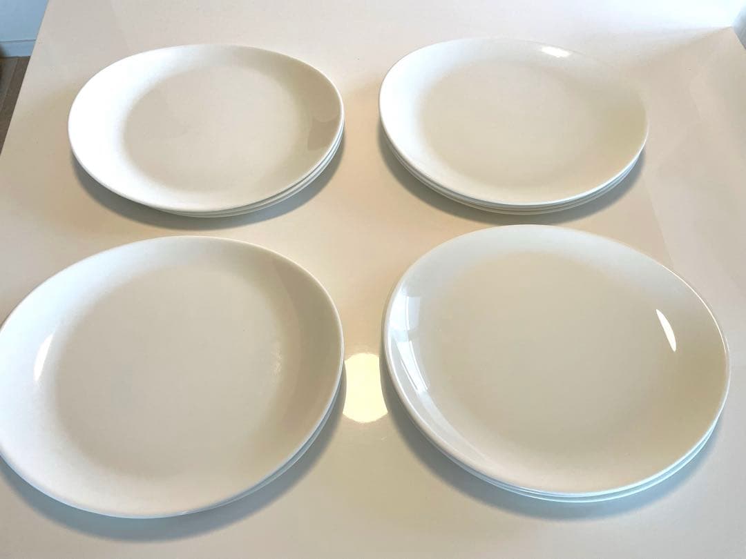 おしゃれ皿15枚セット！未使用！新品！美品！個性的なオーバル型デザイン白皿