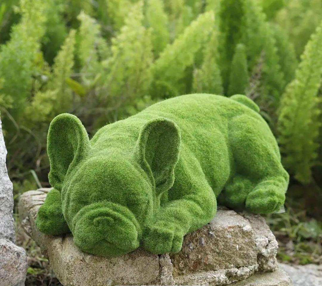 フレンチブルドッグ フェイクグリーン 34CM