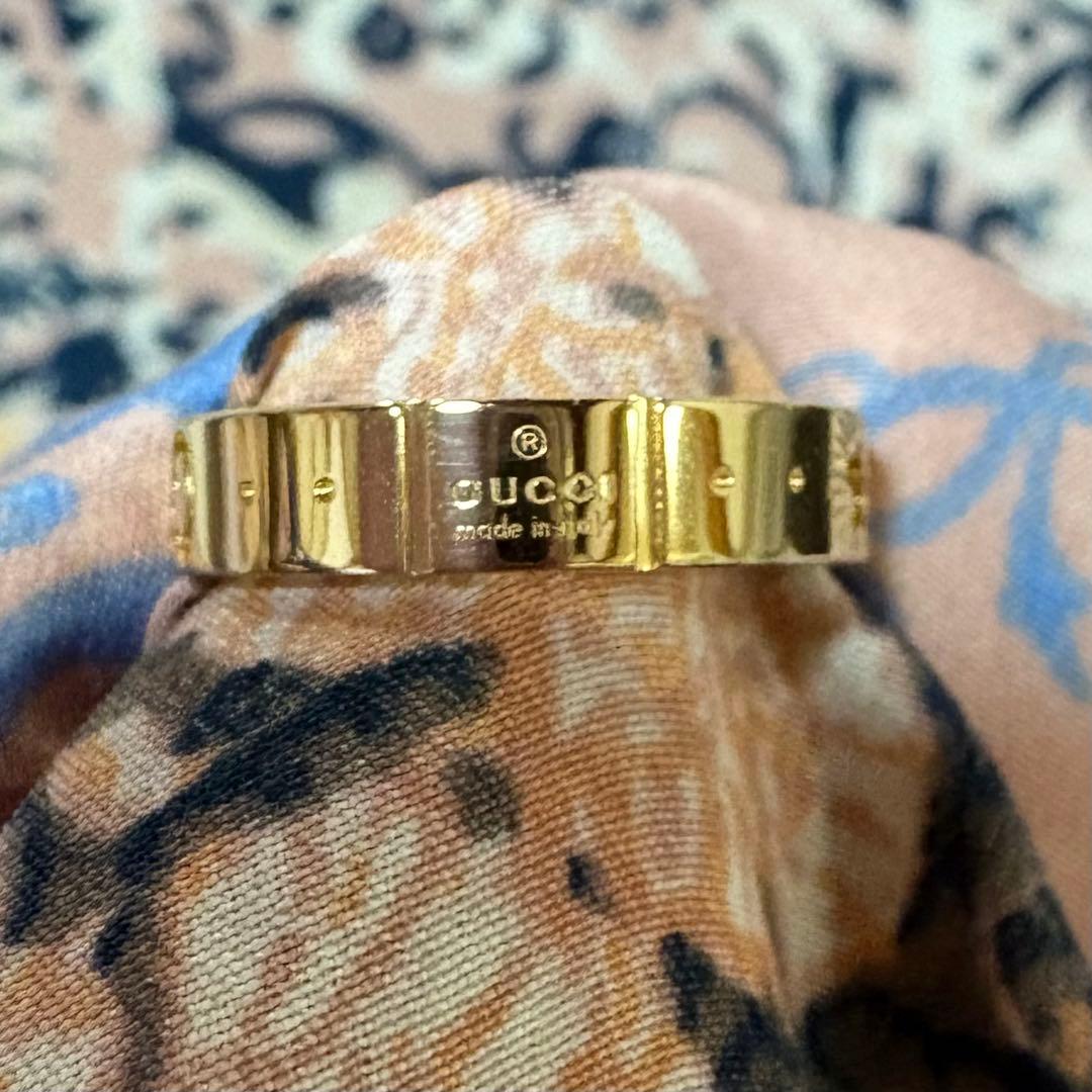 GUCCI アイコン スター リング K18YG 9.5号　K18リング