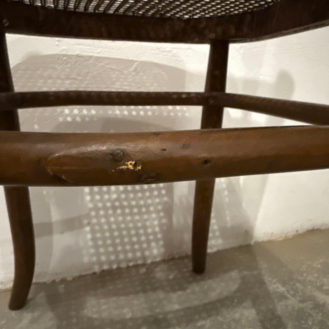 ヴィンテージ　ダイニングチェア　カフェチェア ラタンチェア