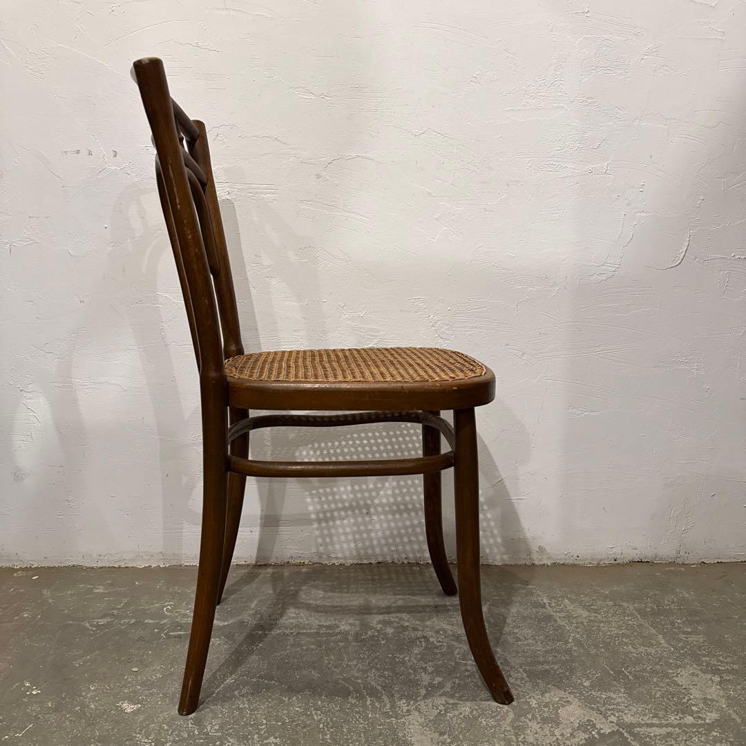 ヴィンテージ　ダイニングチェア　カフェチェア ラタンチェア