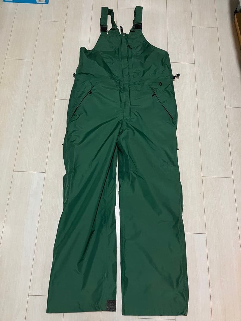 [23-24]グリーンクロージング green clothing ビブパンツ L