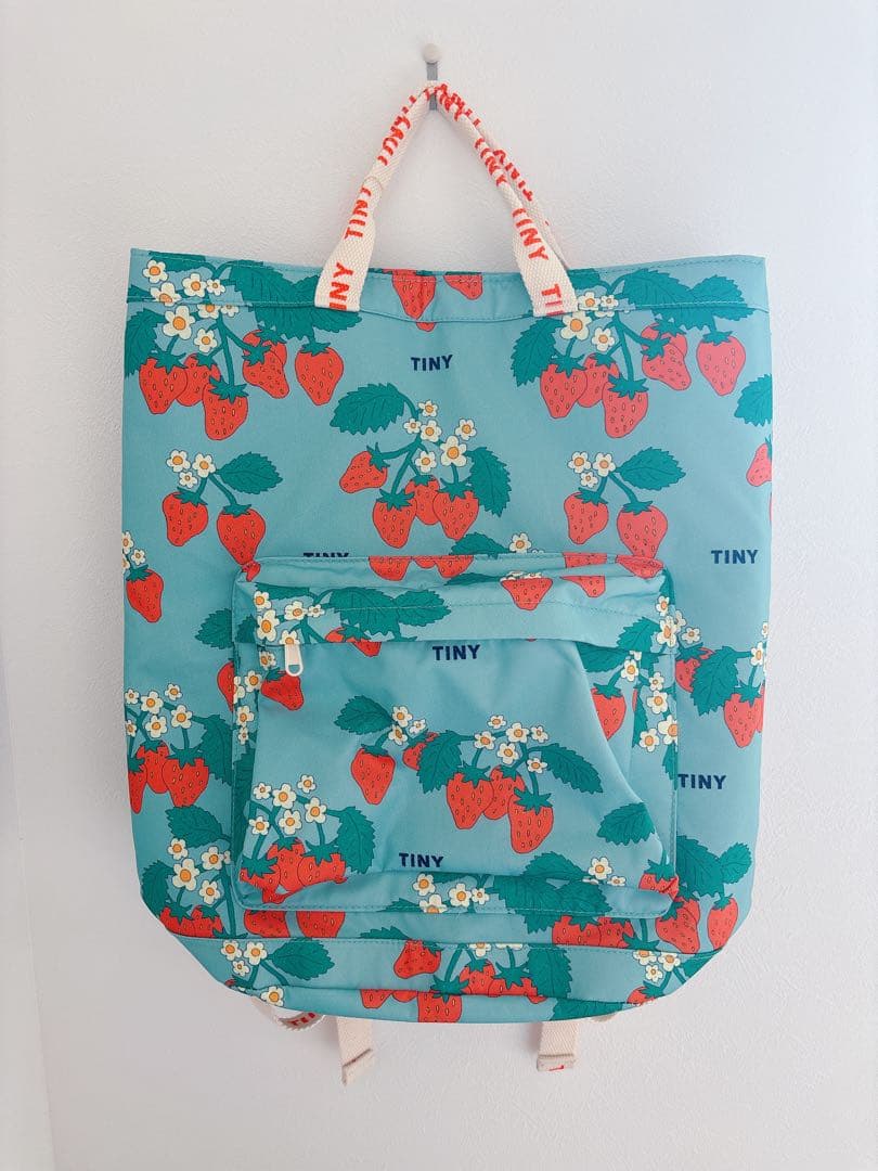【新品】Tinycottons 25SS いちご柄リュック