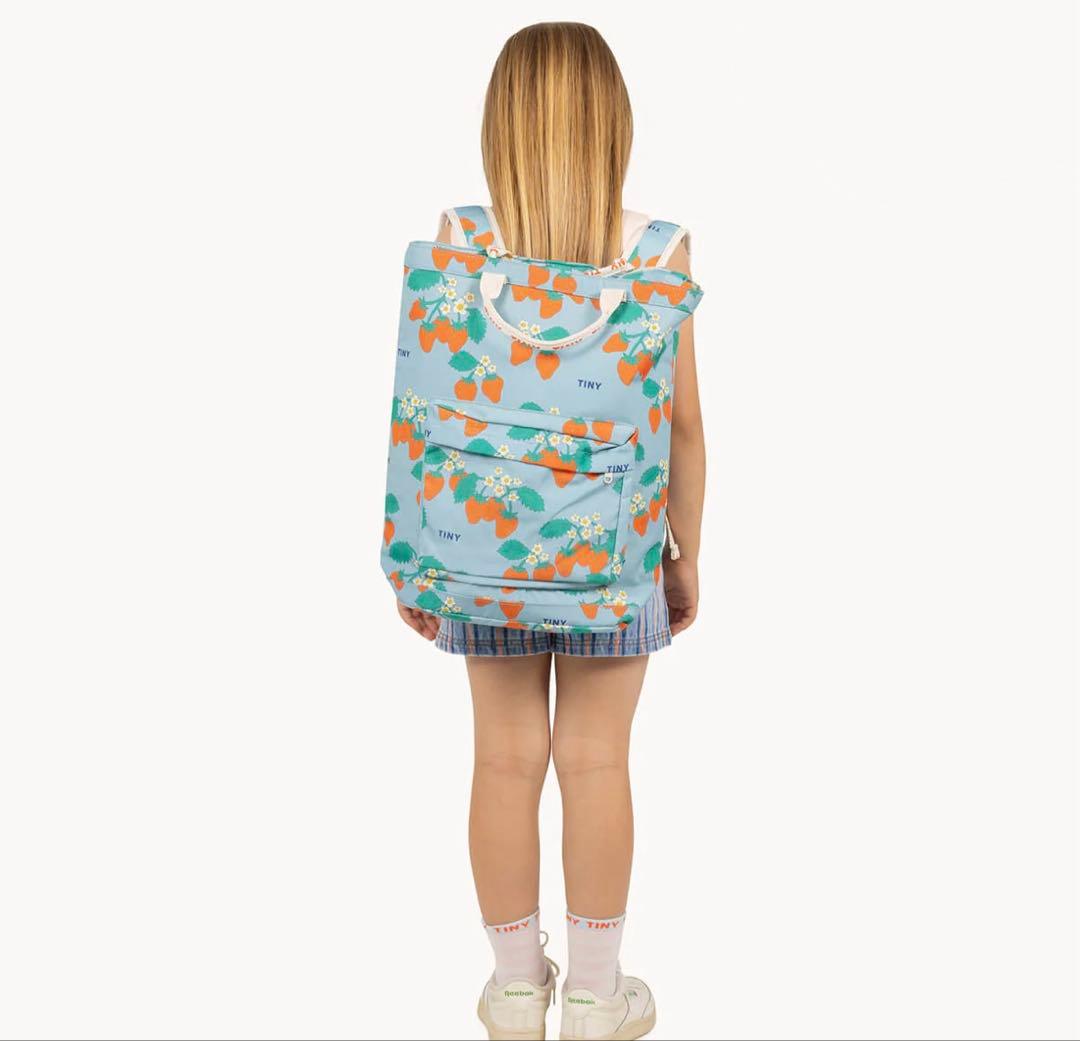 【新品】Tinycottons 25SS いちご柄リュック