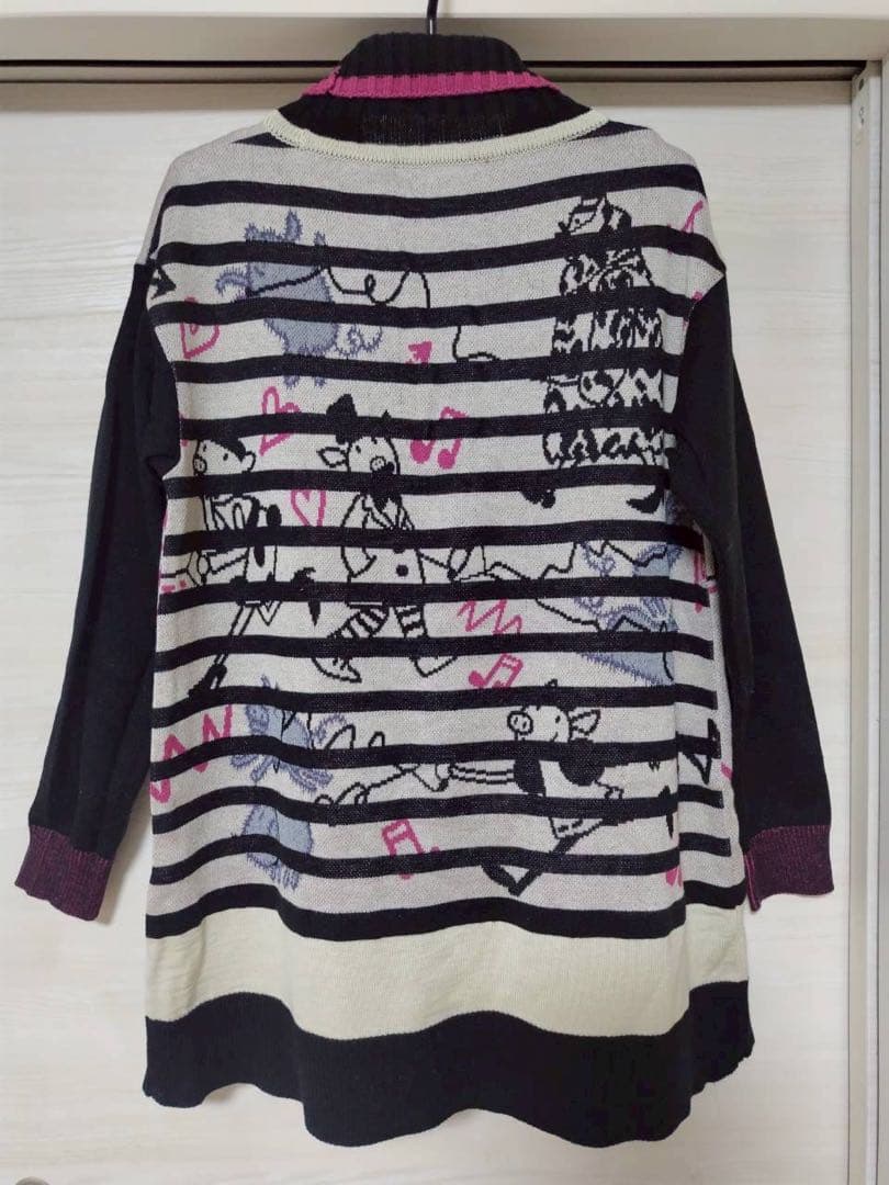 アルベロ2605◆姉妹ブランド◆オレボレプラ 動物デザイン タートルネックニット