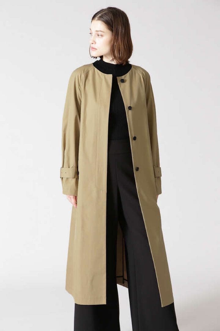 ADORE アドーア コンパクトコットンノーカラーコート