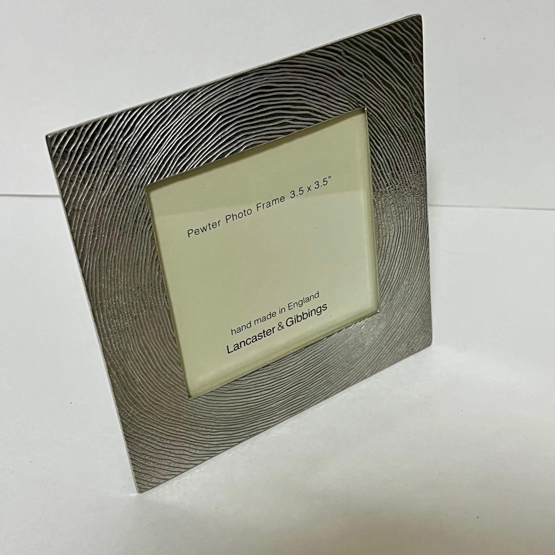 Lancaster & GibbingsフォトフレームS 写真たて ピューター