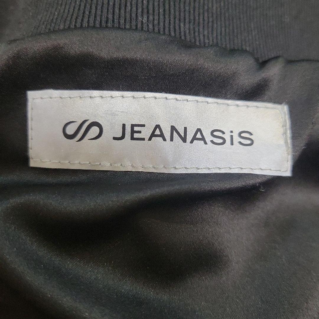 美品 JEANASISシンセティックレザーBIGフーディ【YOGA】