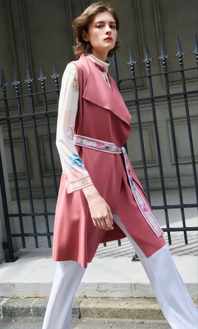 レオナール★ジレコート&チュニックのセット♪タグ付き新品