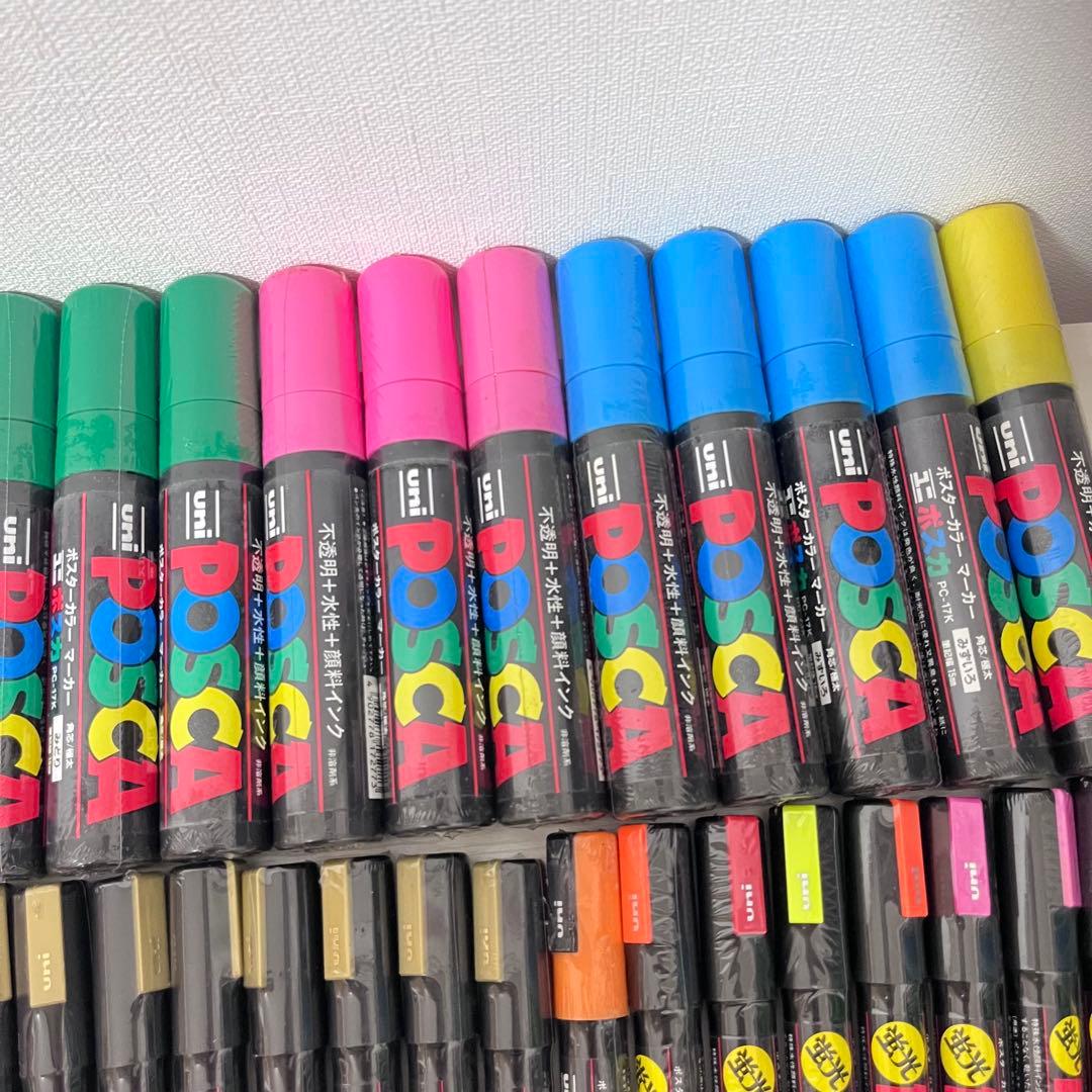 【新品未開封】フィルム付き POSCA ポスカ 約100本