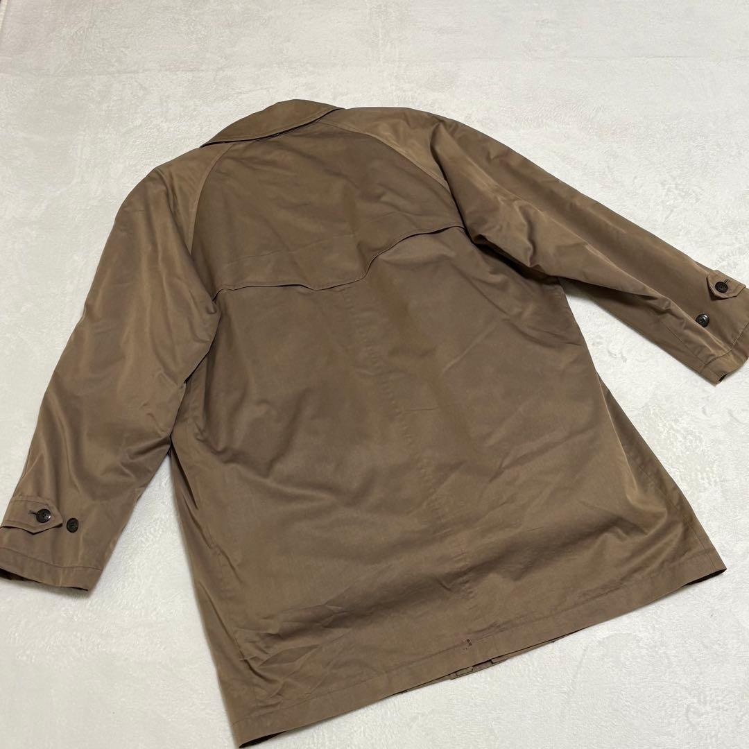 バーバリー ロンドン ノバチェック ライナーステンカラーコート ベージュ L相当