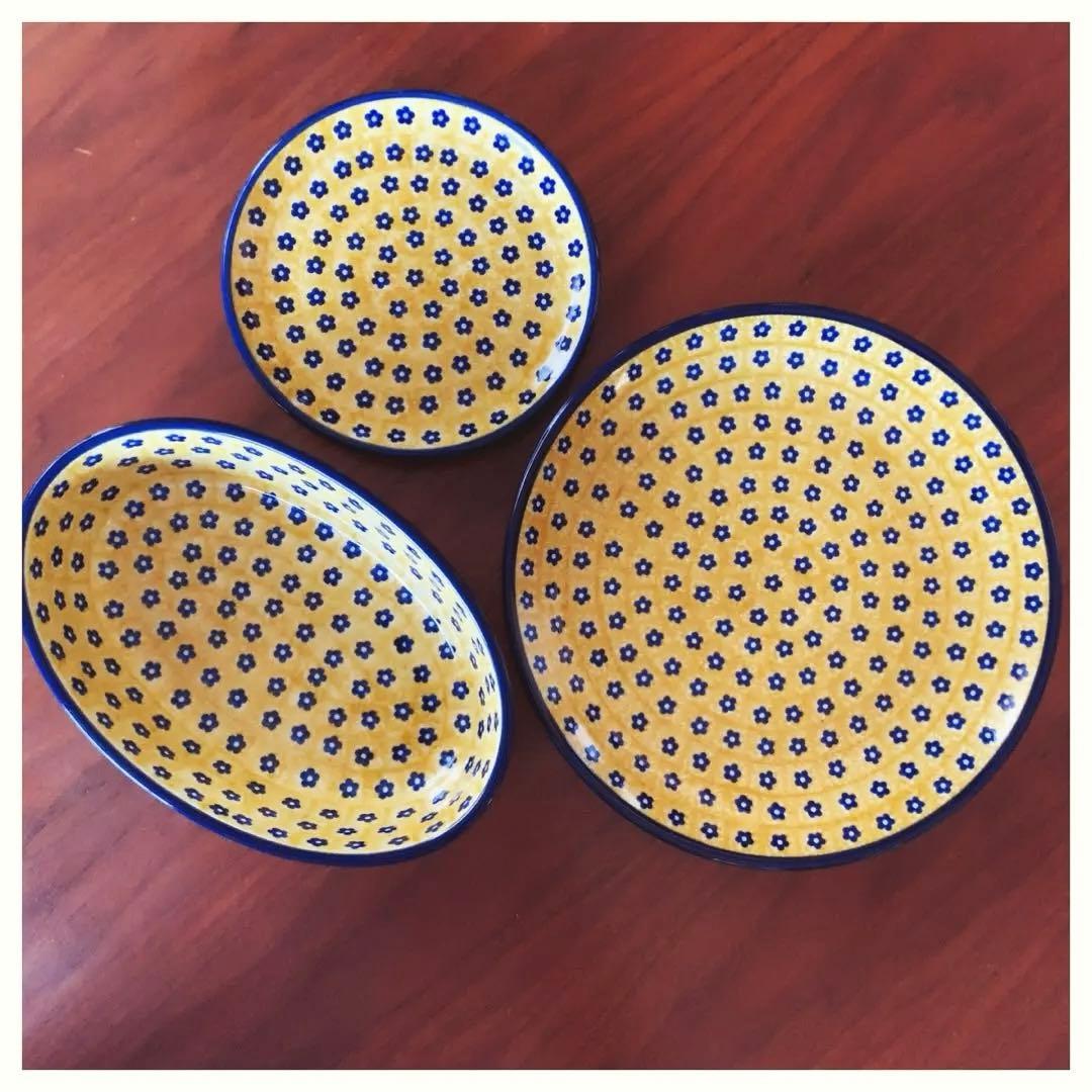 じゅんさい　ポーリッシュポタリー　3点セット