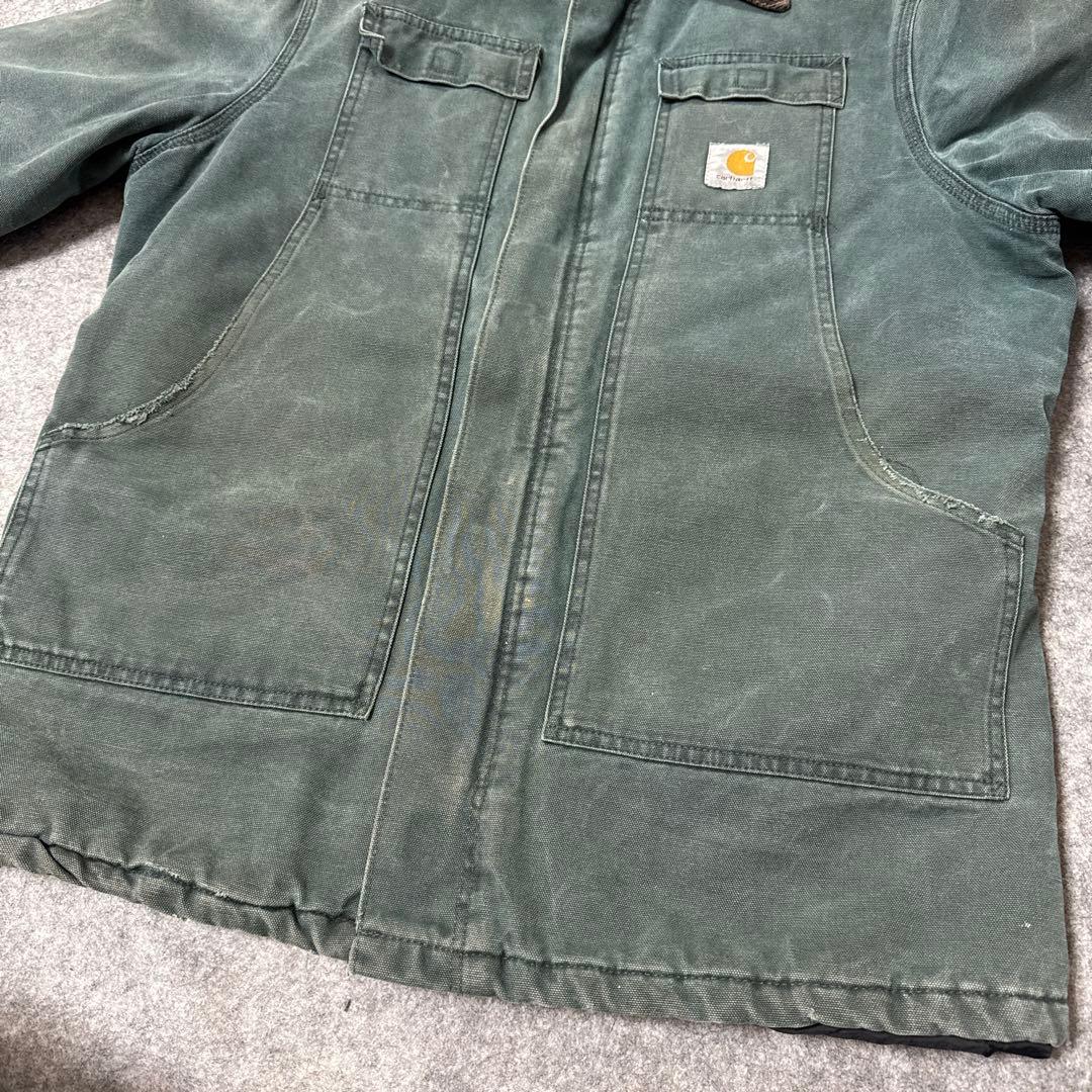 Carhartt トラディショナルコート グリーン フェードML相当 カーハート
