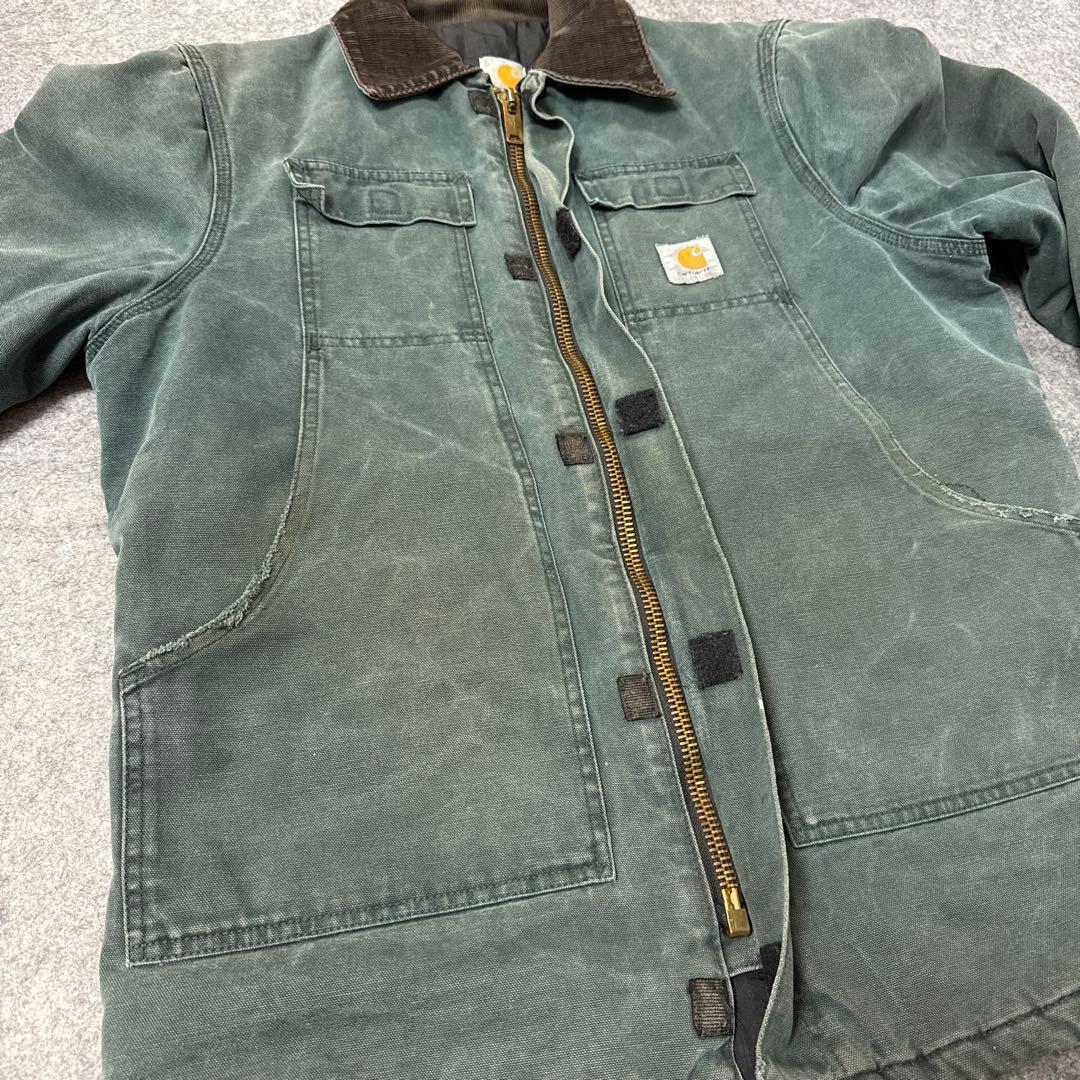 Carhartt トラディショナルコート グリーン フェードML相当 カーハート