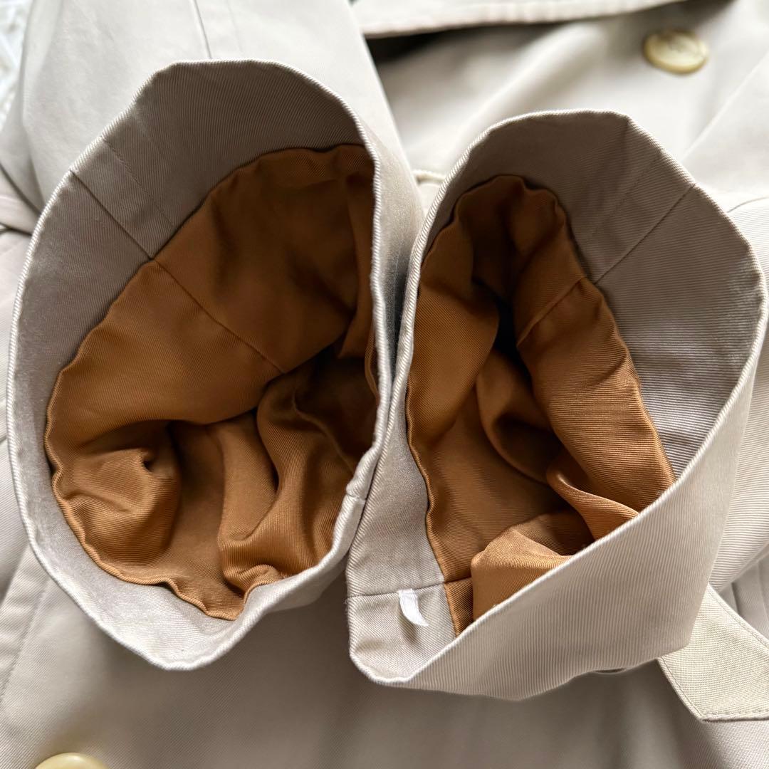 美品☆BURBERRY バーバリー ステンカラーコート ライナー付 ノバチェック