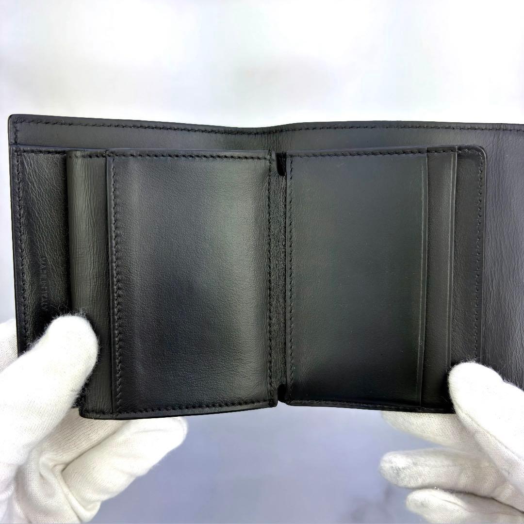 【極美品✨】 CELINE スモール フラップウォレット トリオンフ ブラック