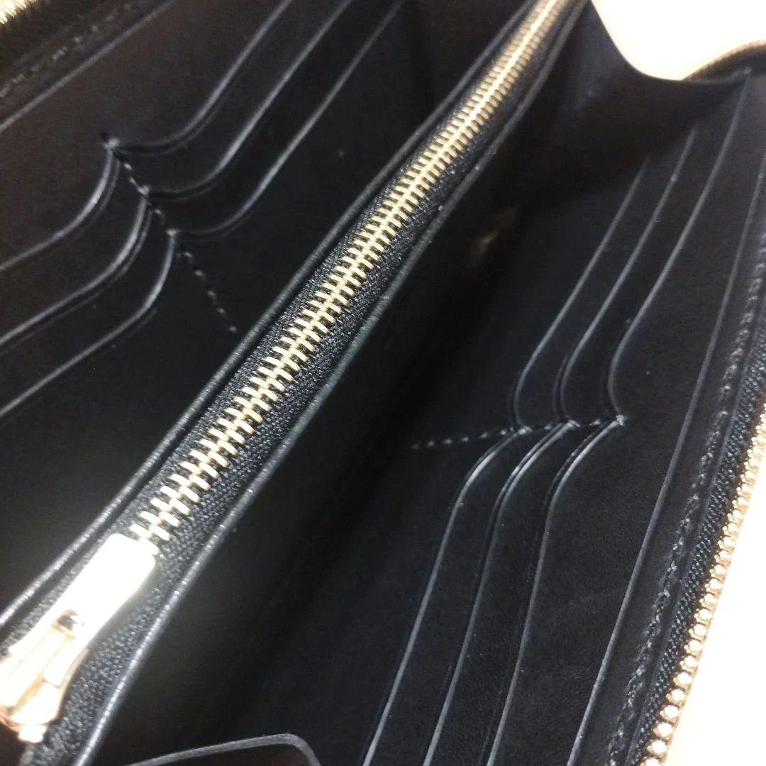 ラウンドファスナーロングウォレット　コードバン　ハンドメイド