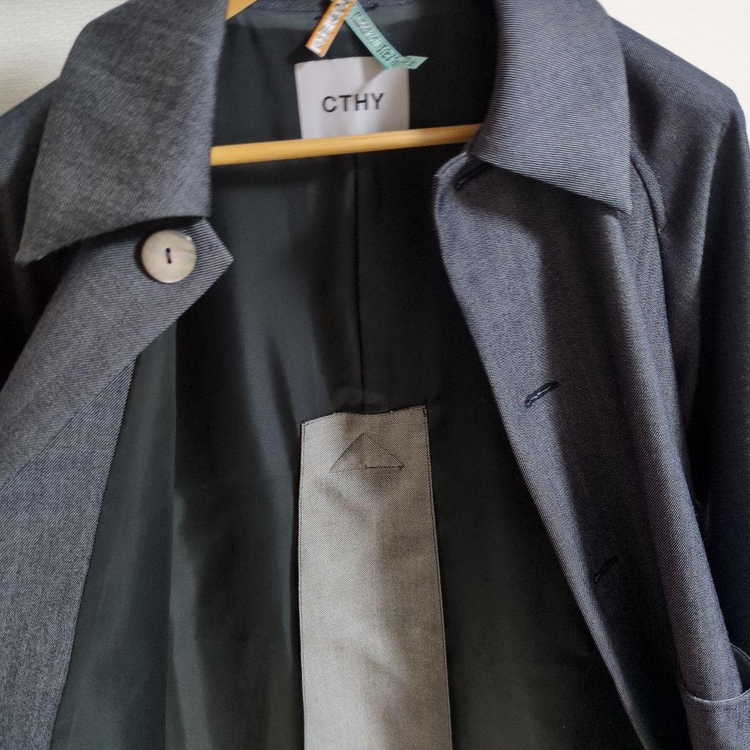 CTHY　ウールデニムオーバーコート(クリーニング済み)