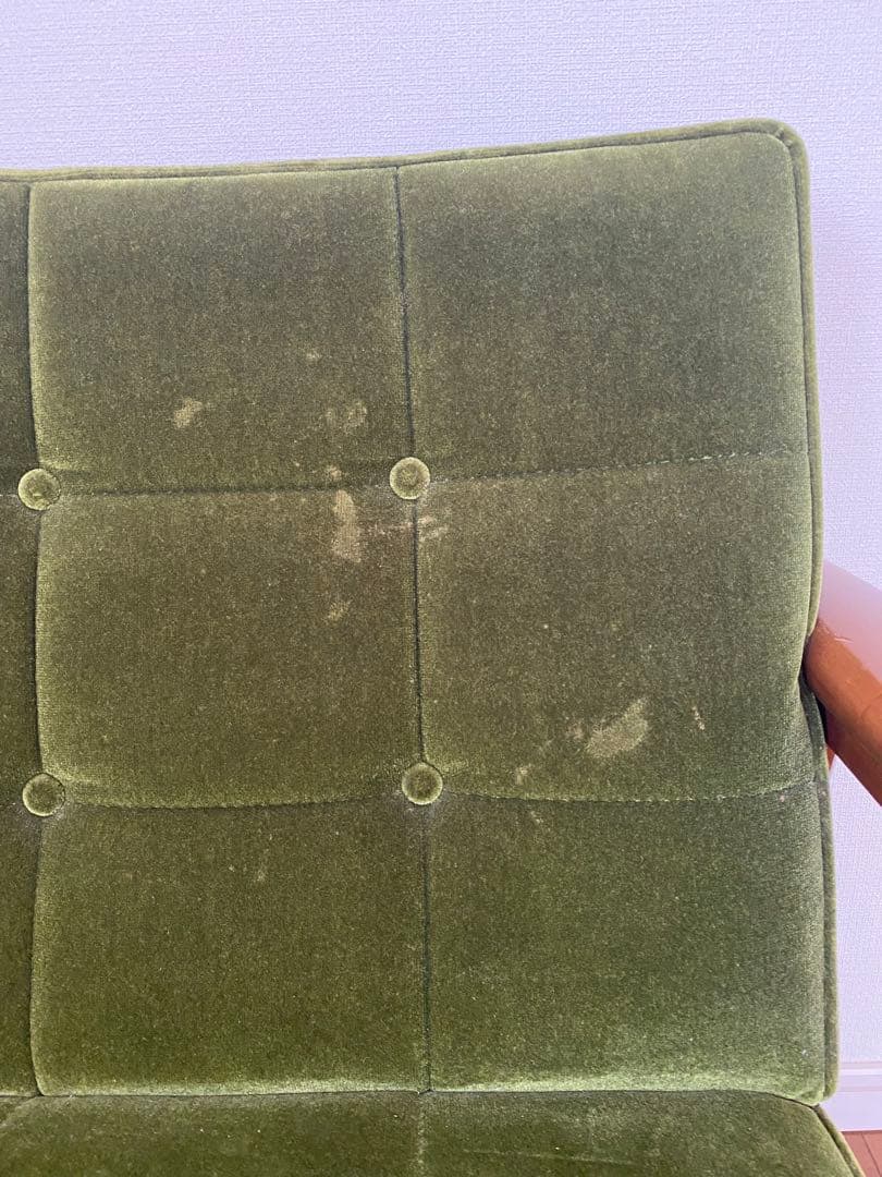 【送料込】カリモク60 Ｋチェア（モケットグリーン）