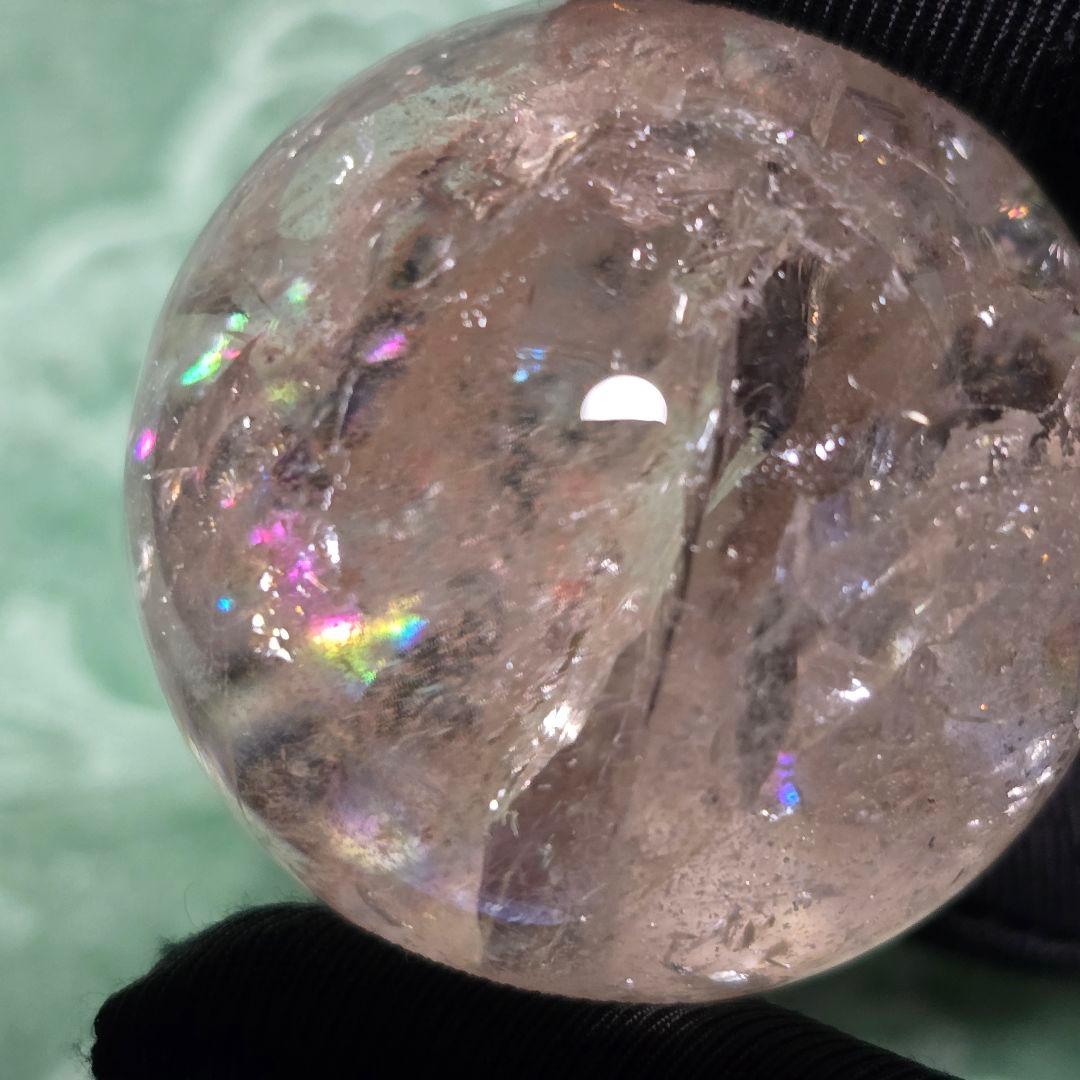 希少激安！！ご注文品　ピンクファイヤークォーツスフィア