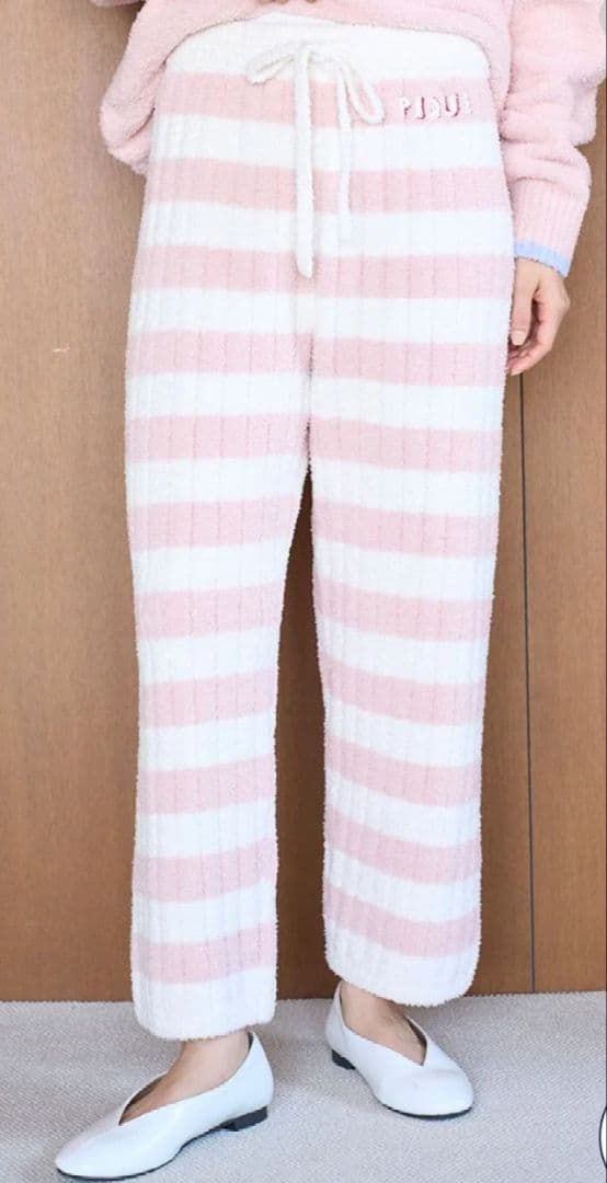 【新品タグ有】ベビモコダックスフンドジャガードプルオーバー&リブボーダーパンツ