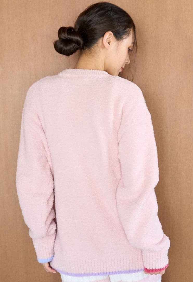 【新品タグ有】ベビモコダックスフンドジャガードプルオーバー&リブボーダーパンツ