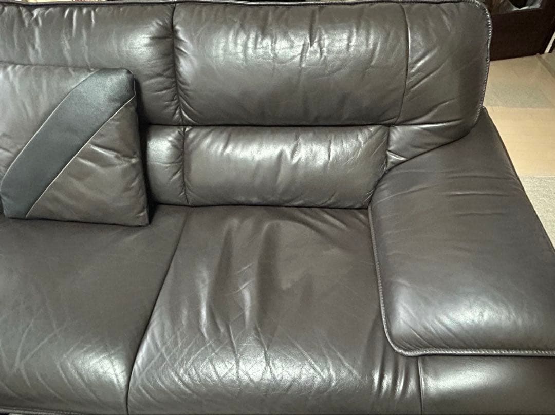 ニトリ　ロゾソファ　ダークブラウン 直接引き取り希望の方は要相談