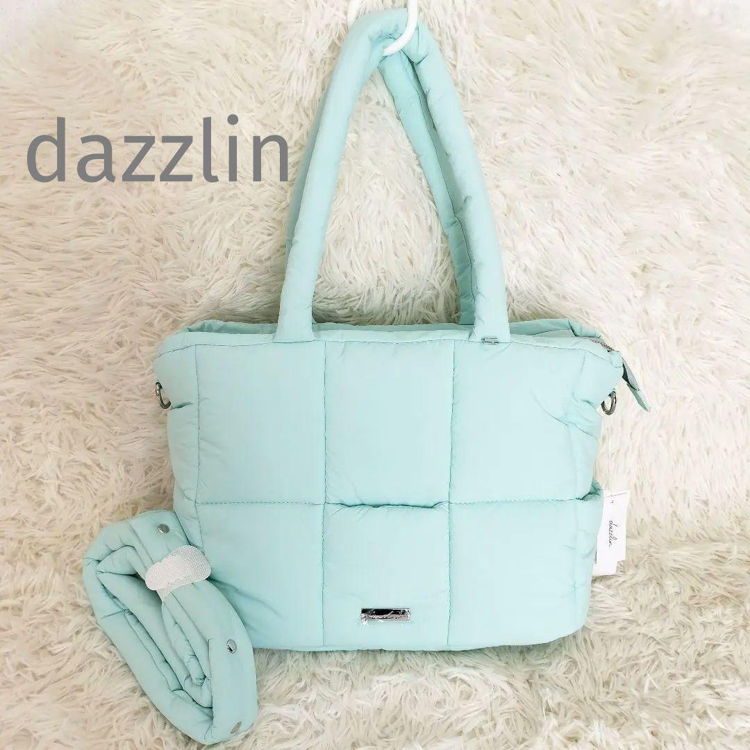 dazzlin【吉田朱里】マシュマロトートバッグ グリーン