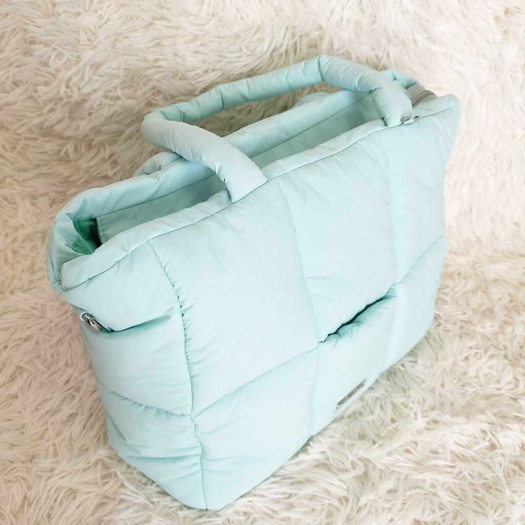 dazzlin【吉田朱里】マシュマロトートバッグ グリーン