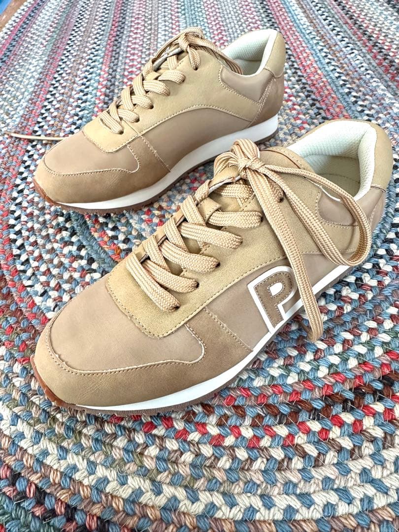Pink House ベージュ スニーカー