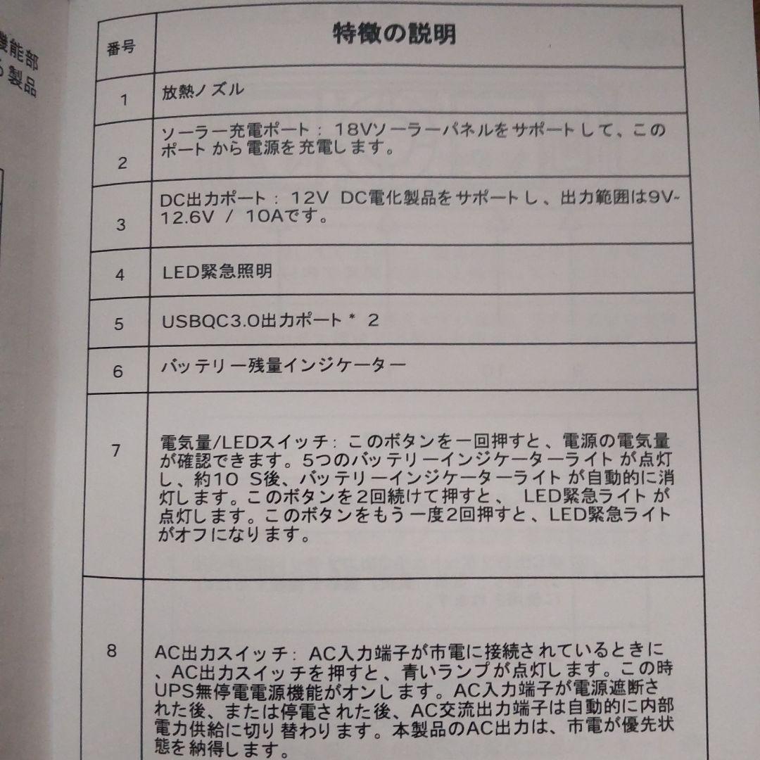 pecron 大容量ポータブルバッテリーB500 未使用