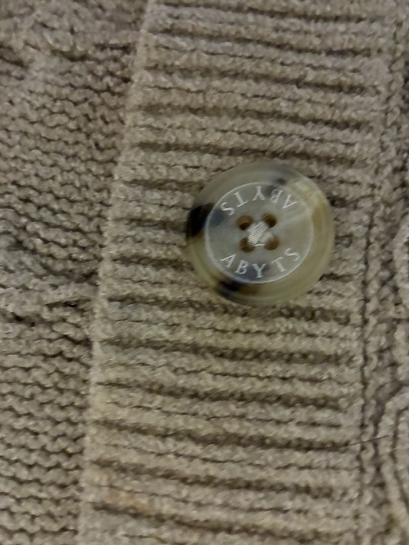 ABYTS ベージュ ケーブルニットカーディガン　佐藤健着用サイズ　L 3