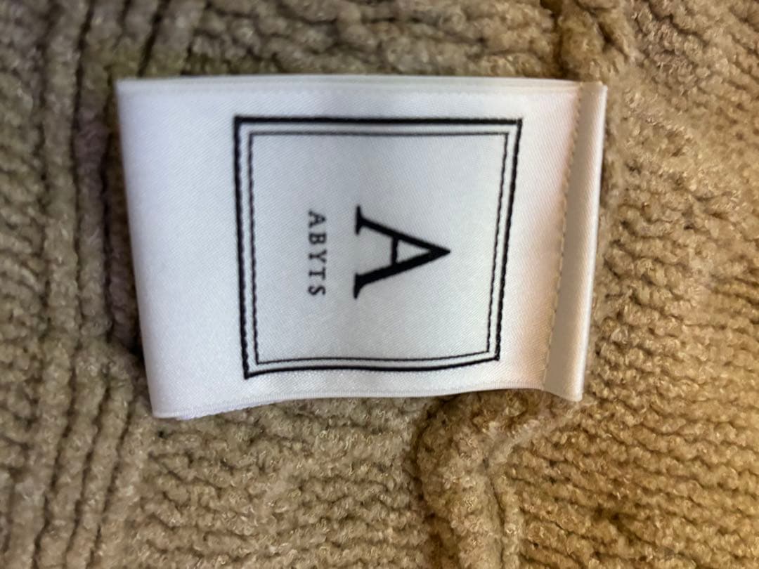 ABYTS ベージュ ケーブルニットカーディガン　佐藤健着用サイズ　L 3