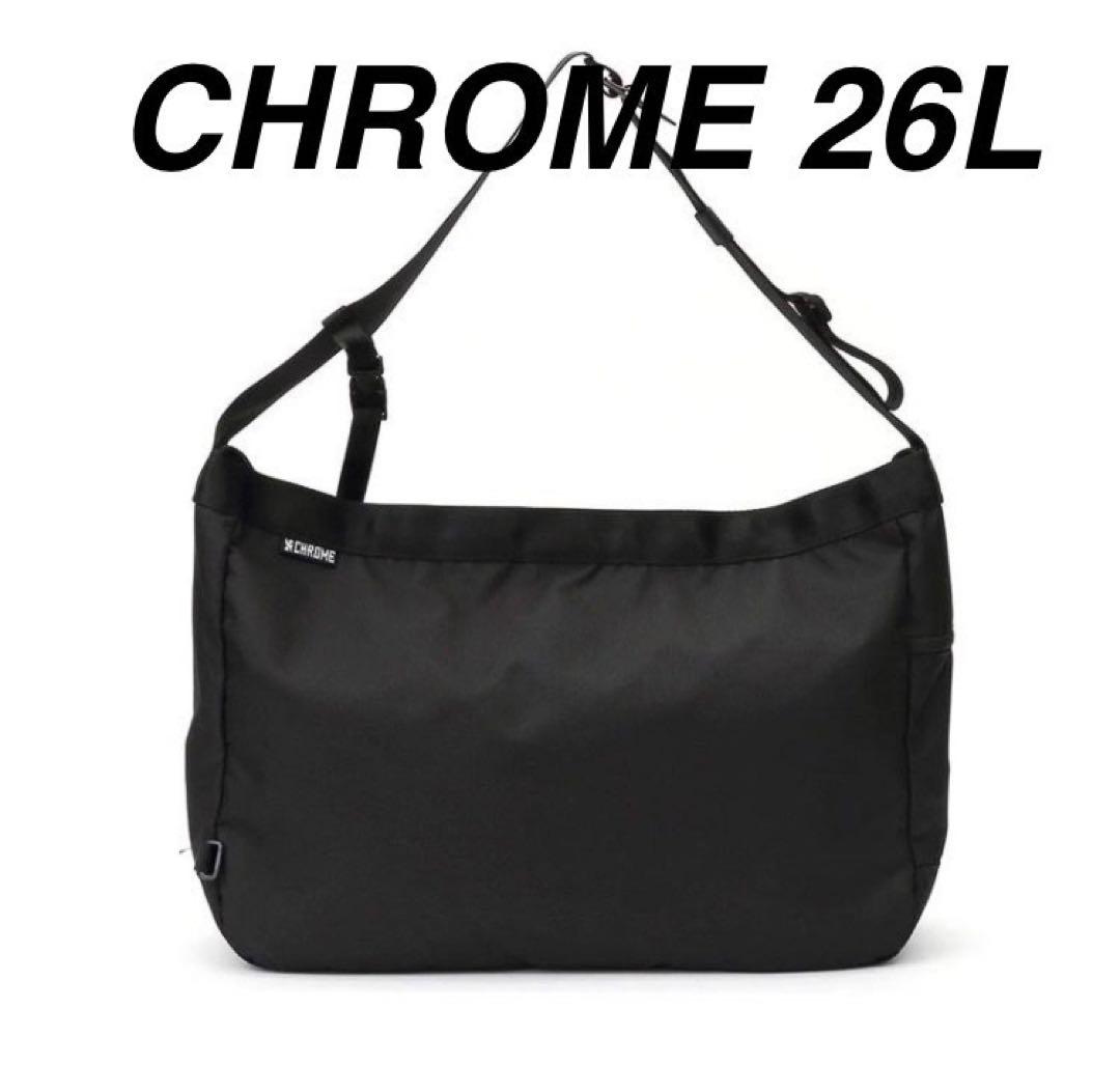 【新品】クローム　ニュースペーパー　メッセンジャーバッグ　26L ブラック