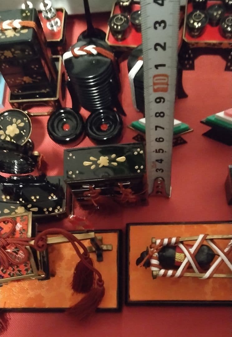 貝雛4つ　お道具　ミニチュア　22点セット　ひな祭り