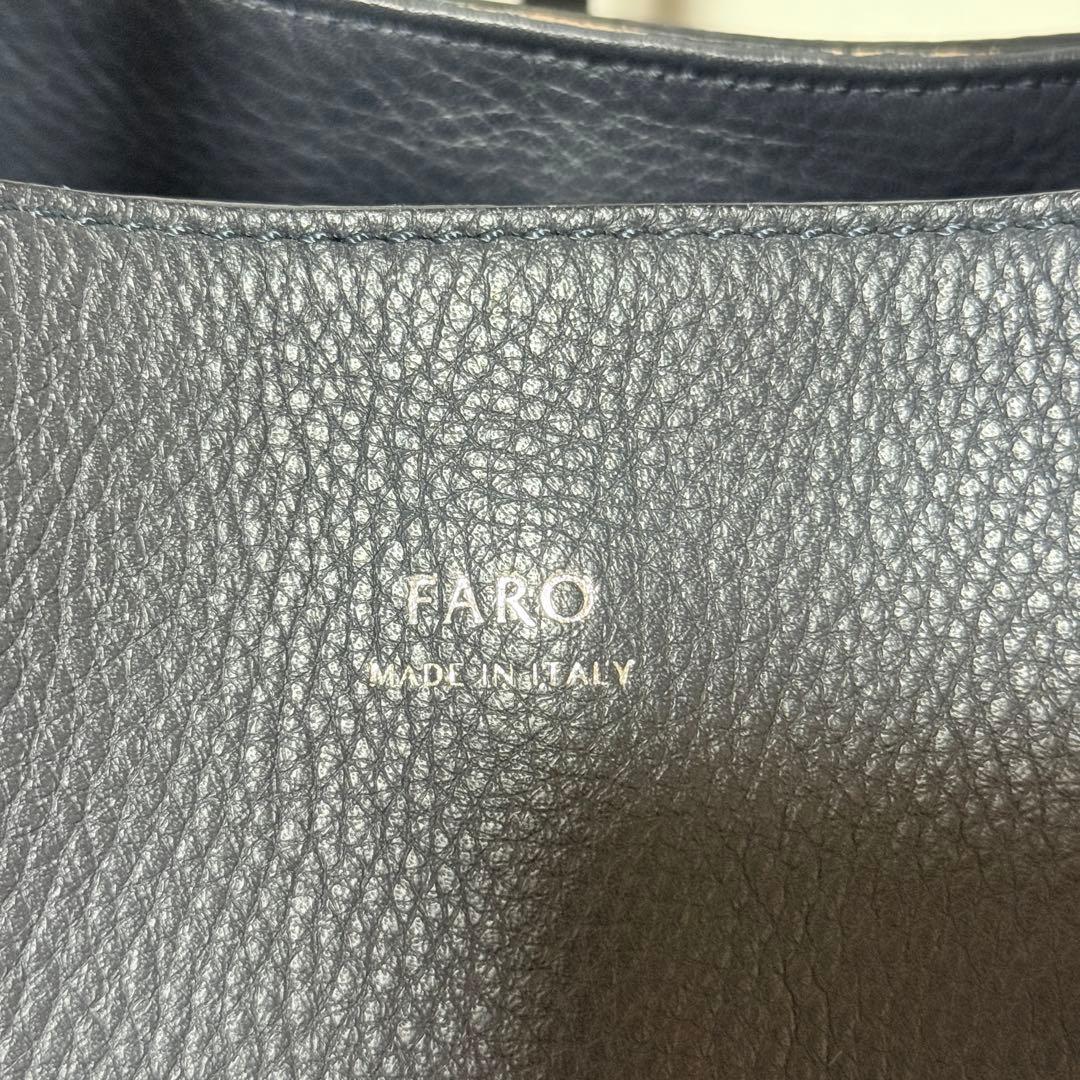 未使用✨FARO ファーロ FABIO MOUSSE トートバッグ ネイビー