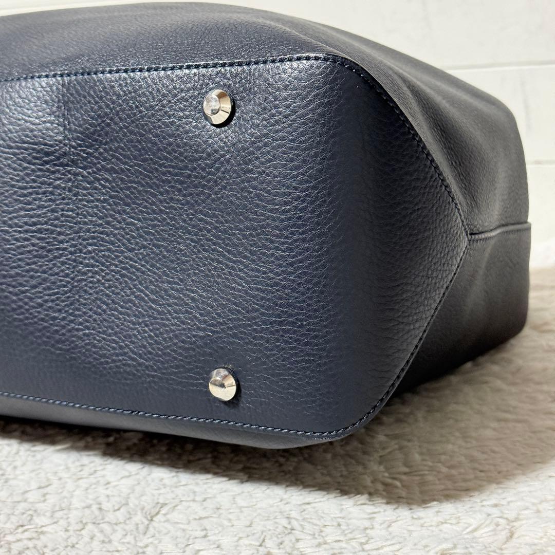 未使用✨FARO ファーロ FABIO MOUSSE トートバッグ ネイビー