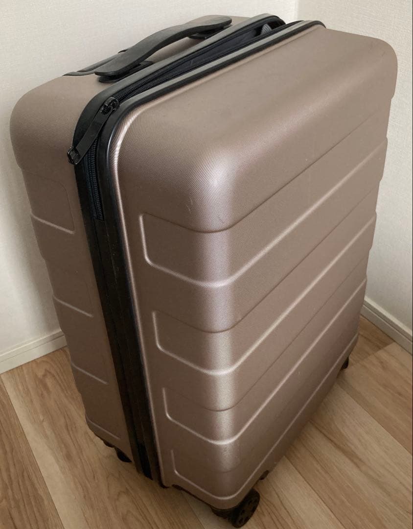 無印良品 MUJI バーを自由に調節できるハードキャリーケース 35L