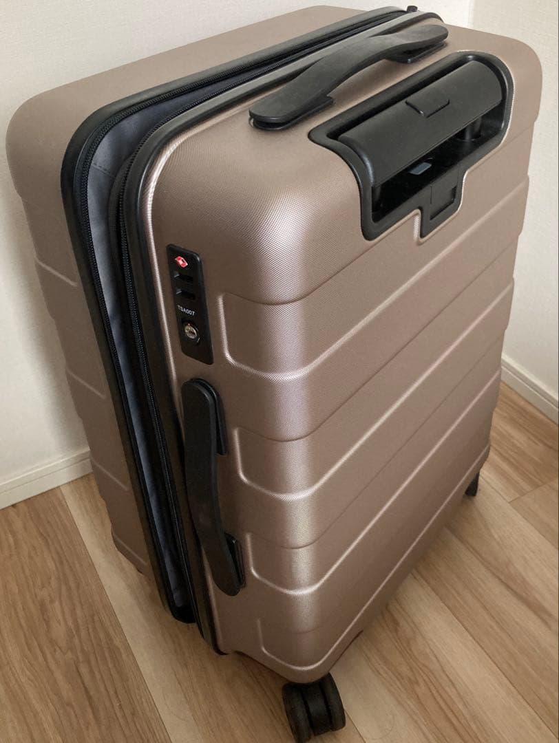 無印良品 MUJI バーを自由に調節できるハードキャリーケース 35L