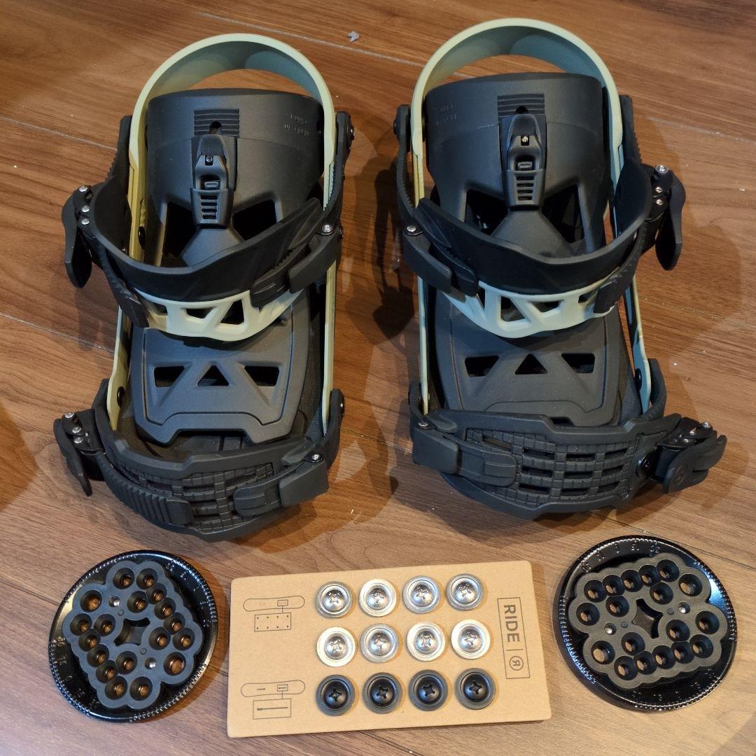 RIDE スノーボード ビンディング ブラック/グレー　a-8