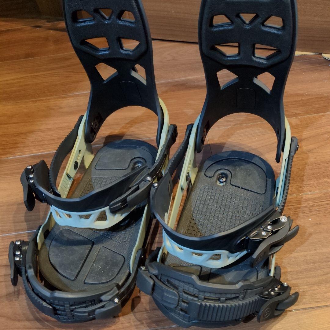 RIDE スノーボード ビンディング ブラック/グレー　a-8