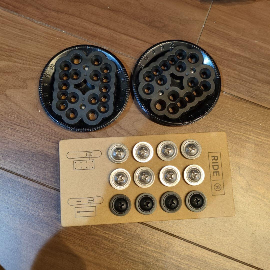 RIDE スノーボード ビンディング ブラック/グレー　a-8