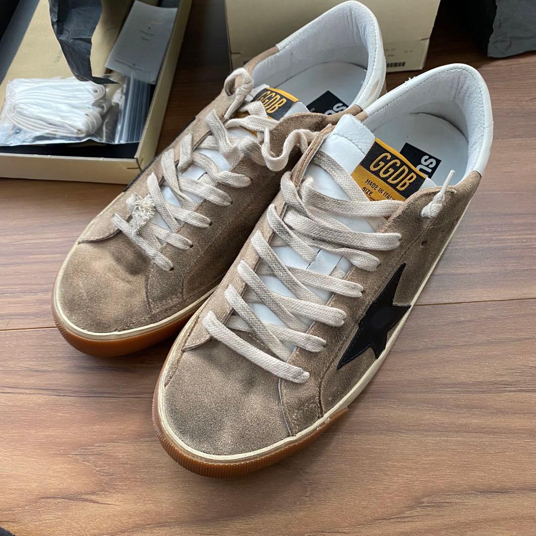 新品　SUPERSTAR GGDB ベージュ スニーカー 箱付き