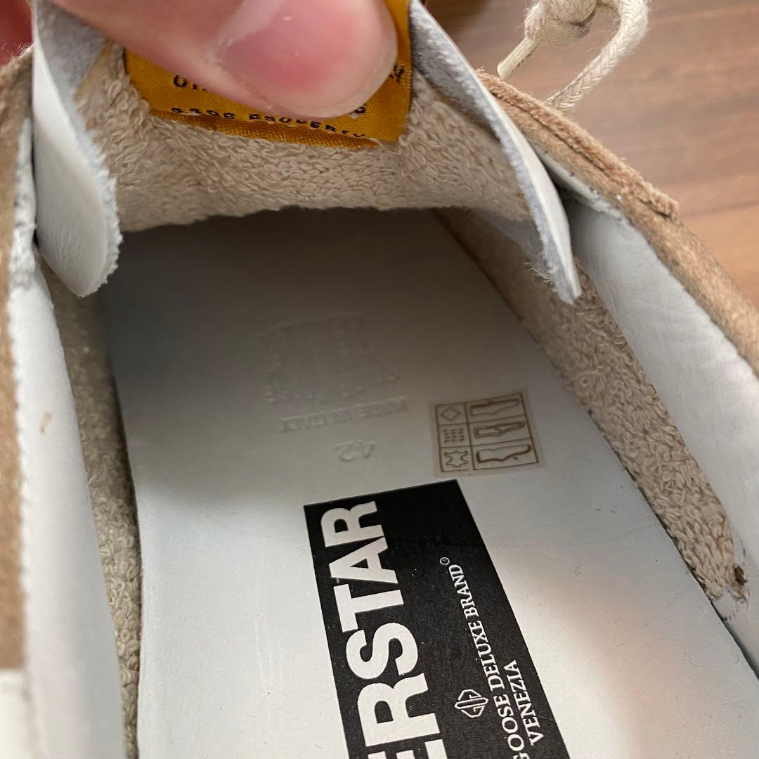 新品　SUPERSTAR GGDB ベージュ スニーカー 箱付き