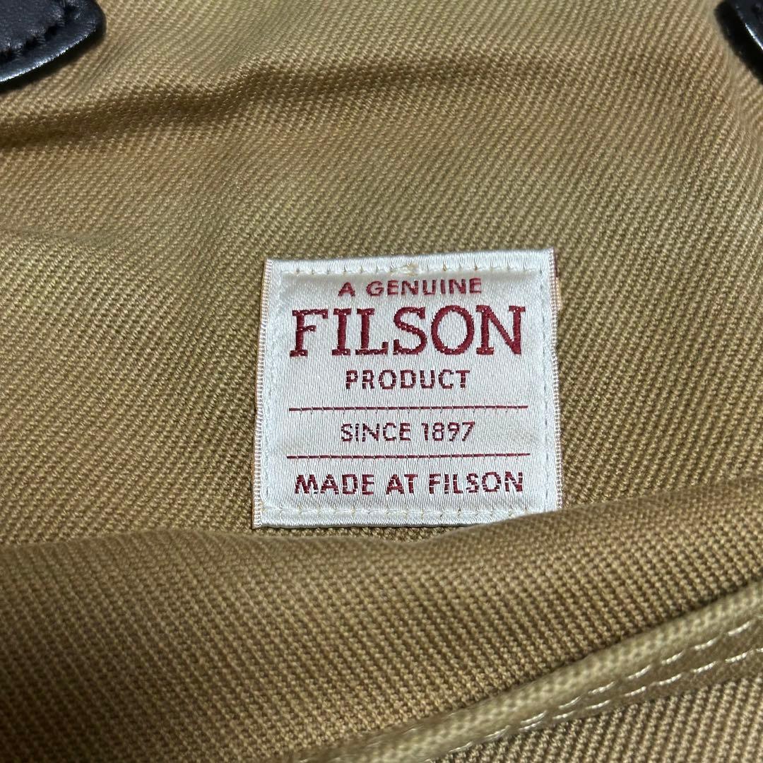 【旧タグ】Filson ラギッドツイル　トートバッグ　ジッパー付　USA製