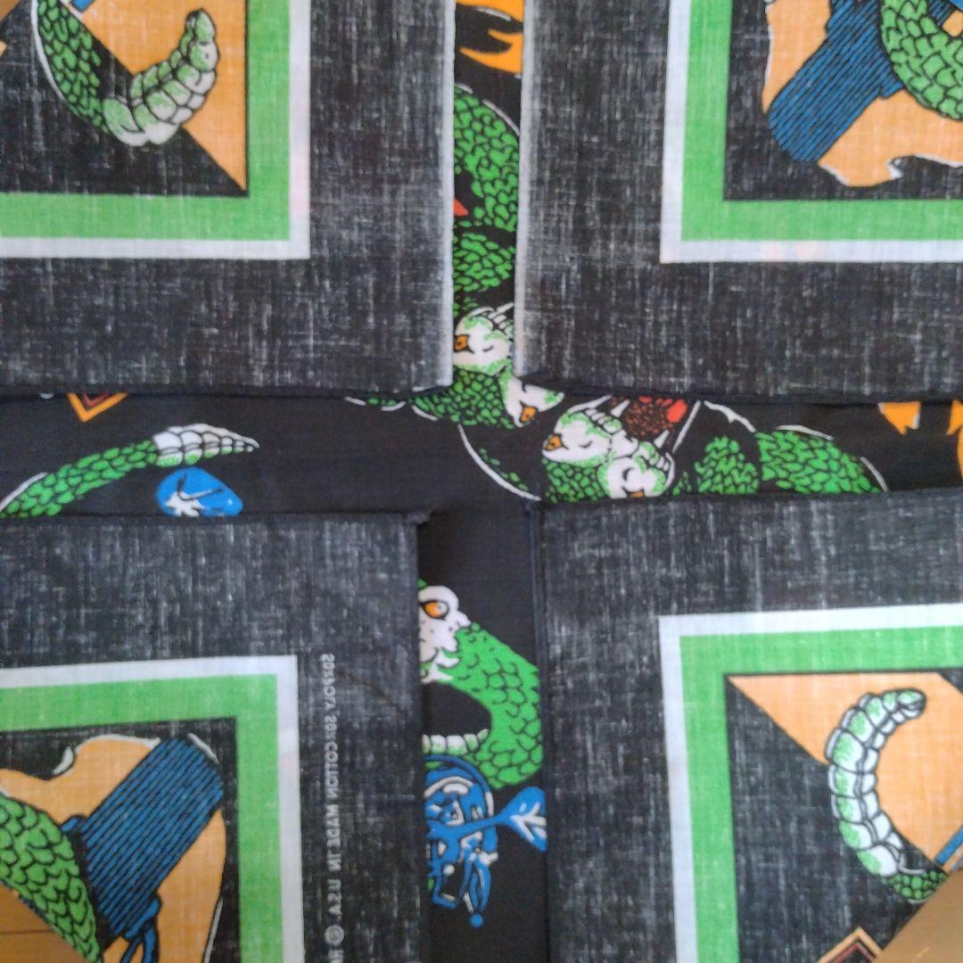 デッドストック HARLEY ハーレー スネーク ビンテージ バンダナ ラス1